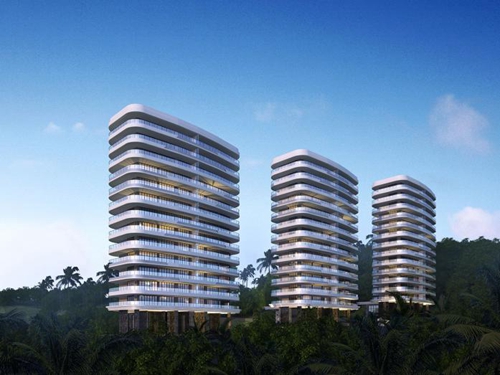 椰海温泉嘉苑二期目前，已建成使用的项目有月亮湾高尔夫球场、金鑫足球训练基地、金鑫度假村、盈滨广场、海南西海岸温泉度假大酒店，在建的重点项目有永庆寺文化旅游区。其中touzi近20亿元人民币的永庆寺项目。在海南形成北有永庆寺、南有南山寺的佛教文化旅游格局。